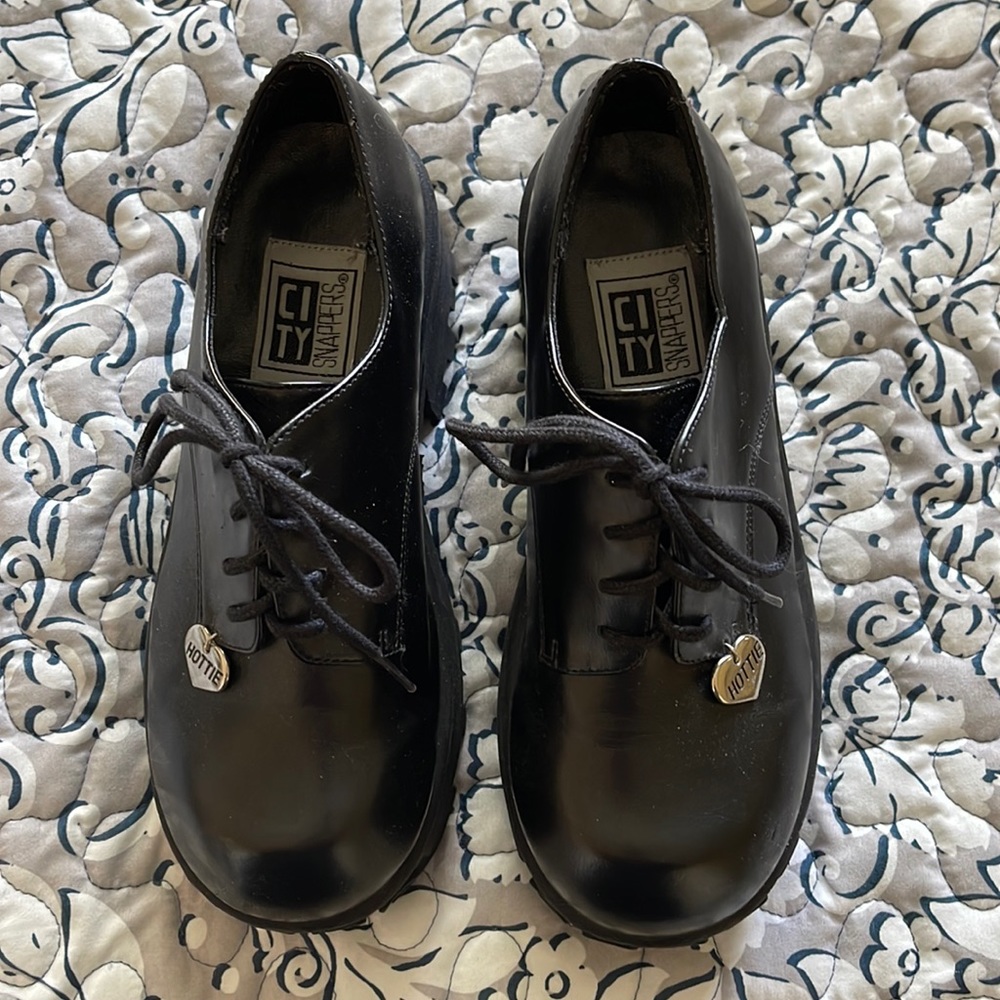 Pair of City Snapper Chunky Shoes. Never been worn Size 5.5. $130.00